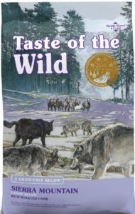 Fourth Best Dog Food - Taste Of The Wild Sierra Mountain Grain-Free Recipe With Roasted Lamb Meat Meal