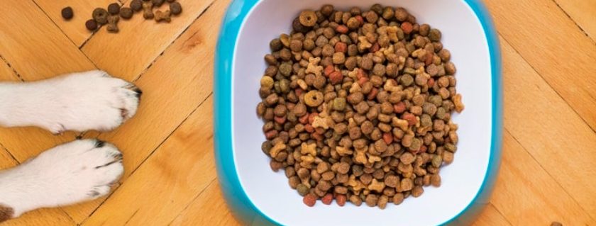 A Dry Food With Nutrition Label