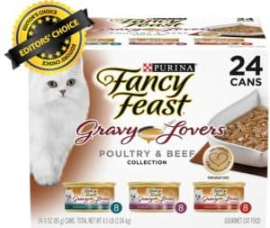 Editor's Choice Fancy Feast Gravy Canned Cat Food
